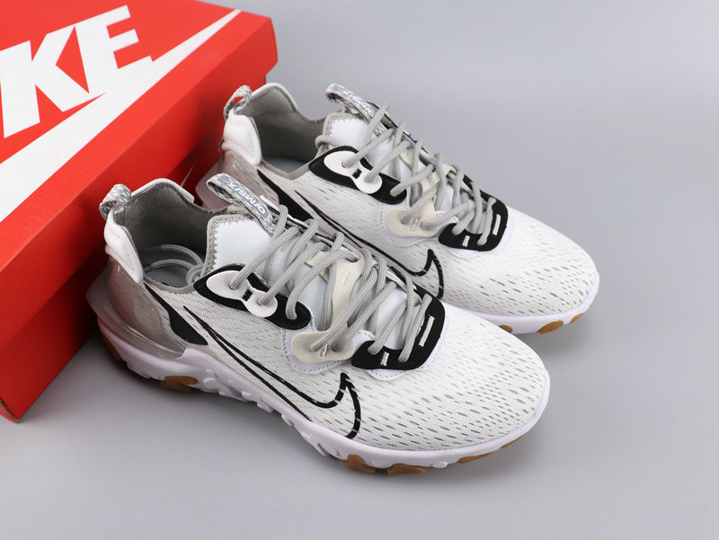 Women Nike React VISION White Black Shoes